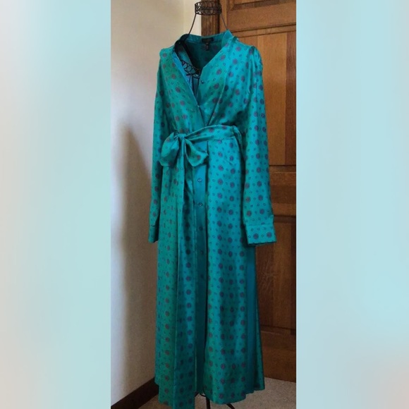 Escada Silk Foulard Print Dress,Size 38,New $1595. - Picture 6 of 11